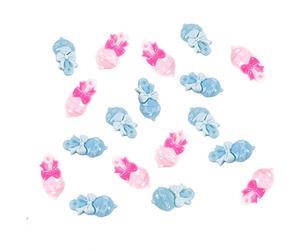Baby Shower Charms : Hochet Bleu et Rose Motif