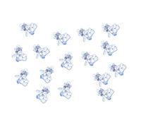 Baby Shower Charms : Motif ours en peluche Bleu