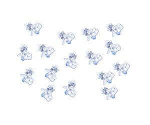 Baby Shower Charms : Motif ours en peluche Bleu