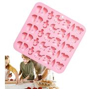 Baby Shower Chocolate Mold, Silicone Gummy Mold, Toddler Footprint Candy Maker, 35 Cells, Soft Design, Perfect for Birthdays and Holidays, 6.89x6.5x0.43 Inches