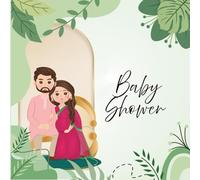 Baby Shower Guest Book - Baby Shower Keepsake Registry & Sign-In Book for Guests, Messages, and Wishes - Gender Neutral-8.5”x8.5”-