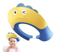Baby Shower Hat, Adjustable Dinosaur-Shaped Bathing Cap, Waterproof Hair-Washing Visor, Bath Accessories For Kids 6 Months Comfortable Baby,Soft Tear- Showers, 23x23x8cm