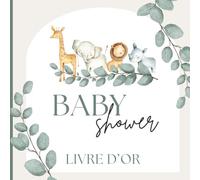 Baby Shower Livre d'or: Avec pronostics de bébé pour 50 invités | Fête de bébé | Espace pour messages, conseils, souhaits | Boho | Chic