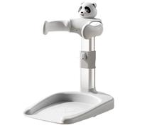Baby Shower Stand, Foldable Anti-Slip Baby Standing Support, Adjustable Bath Helper 0-36 Months, Secure Shower Seat for Home Bathroom, Infant Bathing Aid