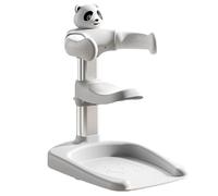 Baby Shower Stand, Foldable Anti-Slip Baby Standing Support, Adjustable Bath Helper 0-36 Months, Secure Shower Seat for Home Bathroom, Infant Bathing Aid