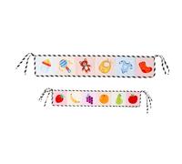 Baby Soft Tissu Book - Crinking Sensory Toy pour InfantEd | Éducation précoce Stimulation visuelle en noir et blanc, livre d'activités de tissu pliable lavable, jouet de berceau de mastication pour le