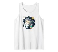 Baby Space Bear Astronaute Retro Little Space Débardeur