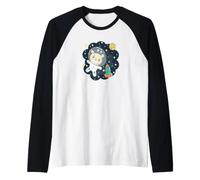 Baby Space Bear Astronaute Retro Little Space Manche Raglan