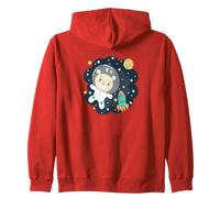 Baby Space Bear Astronaute Retro Little Space Sweat à Capuche