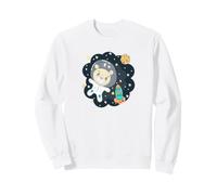 Baby Space Bear Astronaute Retro Little Space Sweatshirt