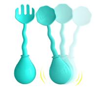 Baby Spoons, Insulated Non-Sticky Baby Utensils, Easy-Grip Kids Cutlery, Long Lasting for School, Restaurant, Camping, Kitchen, Living Room, Feeding, 1.38x5.12 Inches
