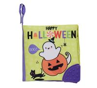 Baby Starters Magic Years Soft Crinkle Activity Book with Teether Tabs and Strap 5 pouces (Happy Halloween)