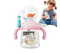 Baby Straw Cup - Toddler Drinking Trainer, Bouteille Sippy Infant | Botteau À Bébé En Silicone À L'épreuve Du Renversement, Sipper En Bas Âge Sans BPA, Tasse De Fuite, Couvercle De Poignée Colorée, Ta