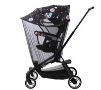 Baby Stroller Sun Shade with Net, Adjustable Foldable Canopy Cover, UPF50+ Sun Protection Pram Shield, Perfect for Outdoor Travel, Child Stroller Accessory, Travel-Friendly