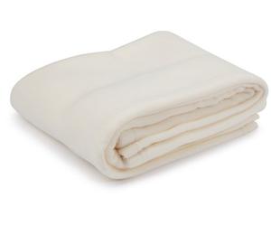 Baby Sun Nursery Couverture Polaire Polyester Ivoire 75 x 100 cm