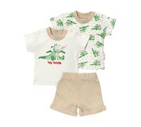 Baby Sweets Set beige / vert / blanc, Taille 56