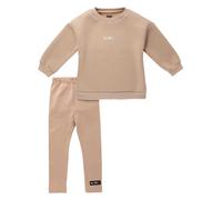 Baby Sweets Set 'MRKNG' beige / blanc, Taille 116
