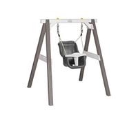 Baby Swing Gris et blanc avec siege Gris et blanc