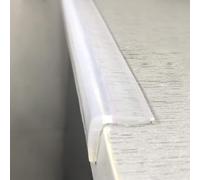 Baby Table Corner Protector,Transparent 100% Silicone Protection Corner Furniture For Children,Self-Adhesive Safety Anti-Shock Edge (1.5 X 1.5 Cm Width,1 M (Length))