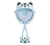 Baby Teether Training Brosse - Brosse à dents en forme de U Kids | Teether de silicone doux et apaisant des jouets de dentition de forme d'animaux mignons pour bébés, tout-petits, nourrissons de plus