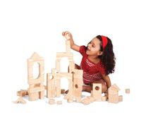 Baby to Love Eveil - Blocs - Soft Bois - 80 Pièces