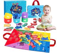 Baby Toy 1 2 3 Years,22 Pieces Montessori Fishing Games for Children 1 2 3 Years,Fishing for Children,Montessori Games 1 Year,Educational Gifts for Girl Boy 1-3 Years