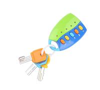 Baby Toy Smart Key Remote Car Control Musical Trep Play for Kids Education Toys (Bleu)