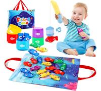 Baby Toys 1-2 Years,Montessori Fishing Game for Kids,Educational Toys for Kids,3-6 Years Old Birthday Gifts for Boys and Girls