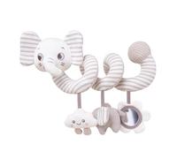 Baby Toys for Car Seat, Hanging Animal Strollers Toys with Learning Activities, Sensory Development Plush Toy for Crib Cot Travel Park Stroller Vacation Outdoor for Girls and Boys 14.17x11.81 inches