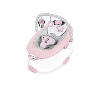 Baby Transat Minnie Jolie En Rose, Cale Tete Ergonomique Amovible, Vibrations, 7 Mélodies, Arche D'Eveil Avec 3 Jouets