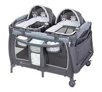 Baby Trend Lil' Snooze Deluxe III for Twins,Cozy Grey