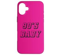Baby Vibes Retro Born 90's Era Nostalgia Lover Coque pour iPhone 16 Plus