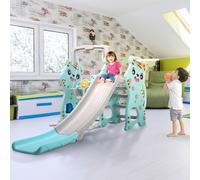 Baby Vivo Toboggan Aire de jeux Balançoire pour Enfants Extérieur Intérieur