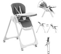 Baby Vivo Design chaise haute pour enfant en plastique - Tippy in Stardust