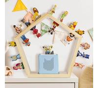 Baby Vivo Étagère pour Toniebox avec rangement magnétique pour plus de 68 Tonies - Pentagone