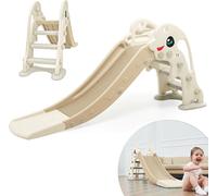 Baby Vivo Toboggan pour enfants / Toboggan - Dauphin en café / marron