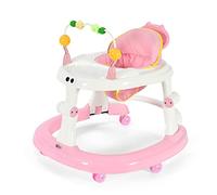 Baby Walker Anti-O-Leg Multi-Fonction Anti-Renversement Portable Walker RÉGlable En Hauteur RÉGlable Pour Garçons Et Filles De 6 À 12 Mois