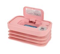 Baby Wet Wipe Warmer - 7.87x4.8x1.57 pouces Dispensateur de lingettes pliantes pour voyager, accessoire de sac de camping avec charge USB, réchauffeur de couches pour tout-petit, maison, voiture,