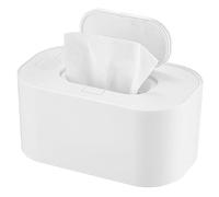 Baby Wipe Warmer 55 ℃ Constant Temperature Diaper Wipe Warmer Dispenser Prevent Dry USB Heating Holder for Car Home Baby Nursery White