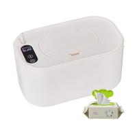 Baby Wipe Warmer, Portable Wipes Dispenser, Large Capacity Wipe Warmer, USB Wipe Warmer, Adjustable Wipe Heater, Portable Baby Wipe Warmer with Adjustable Temperature and Large Capacity for Travel
