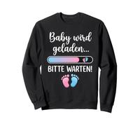 Baby Wird geladen Schwangerschaftsankündigung Werdende Mama Sweatshirt