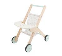 Baby Wood Push Walker Doll Poussher - Interactive Educational Touet, Early Development Learning Cart, Role Play Activity Walker, Stable Build for Wheel for Boys Girls Kids | Anniversaire De Vacances À