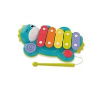 Xylophone Bébé Clementoni - Xylodino - Jouet Musical Dinosaure - 5 Lames Colorées