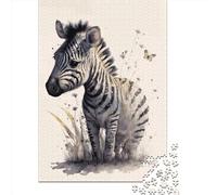 Baby Zebra Puzzle 1000 Pièces Educa Jouet en Bois Cadeau Unique Décoration Intérieure Jeu Éducatif Challenge Toy Adultes & Enfants des 14 Ans 1000pcs (75x50cm)