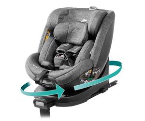 BABYAUTO - Siège auto i-Size FAIRGO - MAGNA PLUS - De la naissance à 125 cm - Âge : 0 à 8 ans - 5 positions d'inclinaison - Verrou jusqu'à 105 cm - Isofix (STONE GREY)