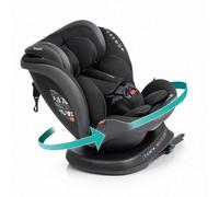 BABYAUTO - Siège Auto Rodia Plus i-Size (0-12 Ans, 40-150 cm, 0-36 kg) - Dos à la route jusqu’à 105 cm - Rotation 360° - ISOFIX - Protection Latérale - Inclinable et Évolutif (STONE GREY)