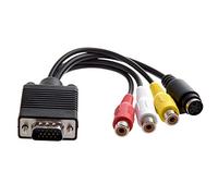 BABYB PC VGA au Cable S-Video AV RCA TV Out Adaptateur