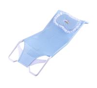 Babybadunterstützung - 22,83x11,02x1,65Zoll Sicherheitssitz, Gepolsterte Wannenauflage, Blaues Netzgewebe Inlay, Flexibler Badewannensitz | Hygienisches Badezimmerzubehör mit Liegefunktion für Kleinki