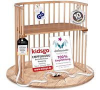 BABYBAY - Berceau Cododo Boxspring - Naturel laqué