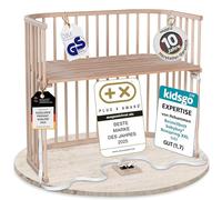 babybay Lit cododo Boxspring XXL hêtre naturel 110x62x96,5 cm